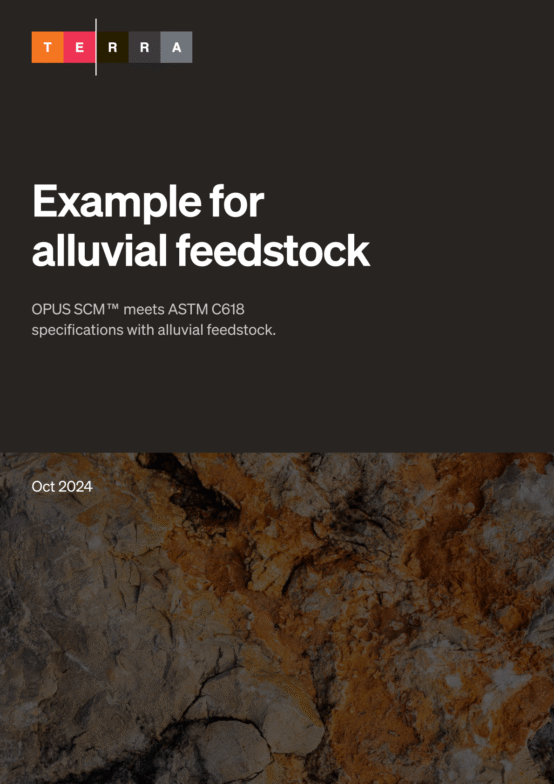 Example for Alluvial Feedstock