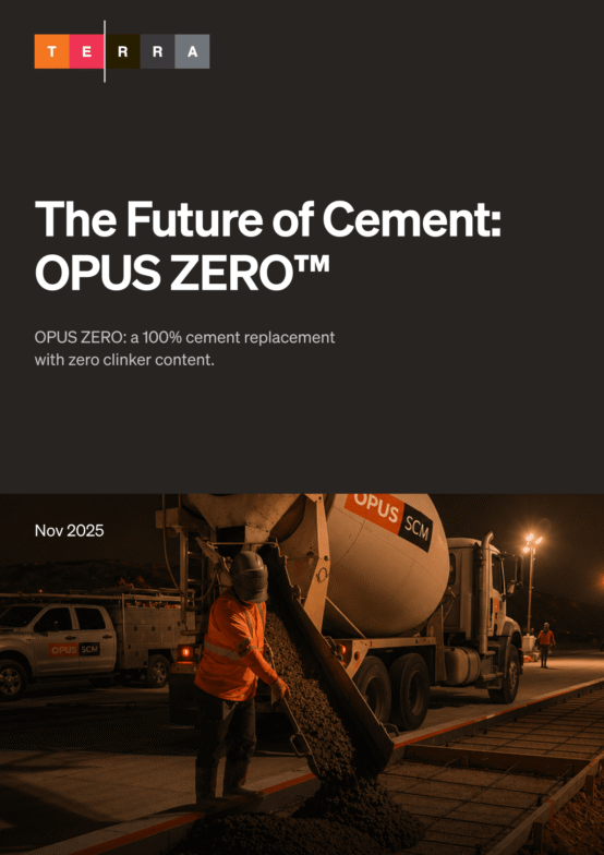 The Future of Cement: OPUS ZERO™