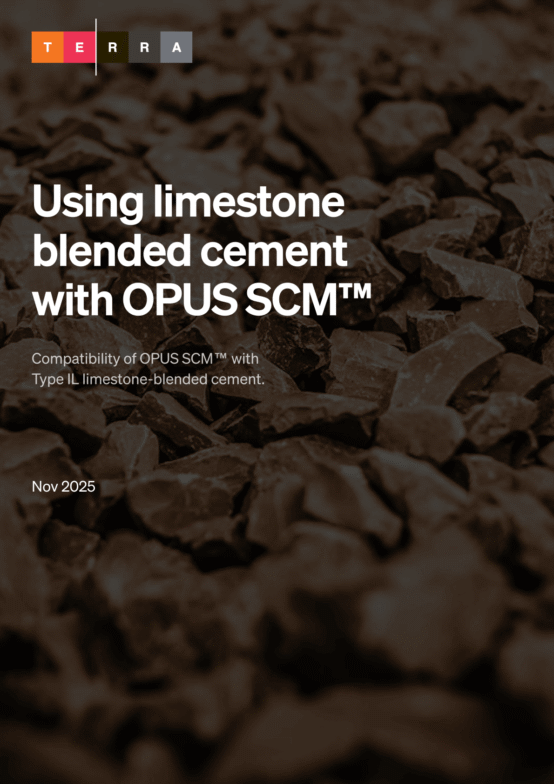 Using Limestone Blended Cement with OPUS SCM™